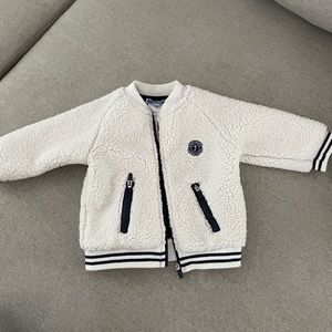 Jacadi kids coat. Cream